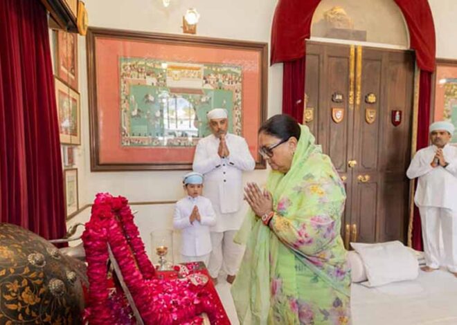 अरविंद सिंह मेवाड़ को श्रद्धांजलि देने पहुंचीं पूर्व सीएम वसुंधरा राजे