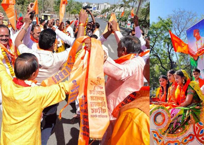 कलश यात्रा के साथ संत नामदेव की प्रतिमा स्थापना कार्यक्रम का शुभारंभ