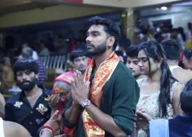 चैंपियंस ट्रॉफी के फाइनल से पहले उज्जैन पहुंचे वेंकटेश अय्यर, बाबा महाकाल से जीत की कामना की