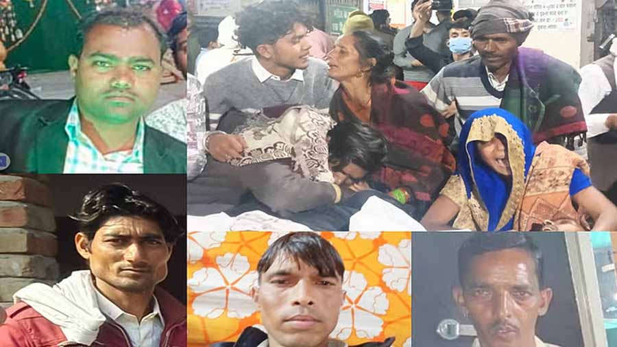 आगरा-जगनेर रोड पर बुलेट और बाइक की भीषण भिड़ंत, पांच लोगों की माैत