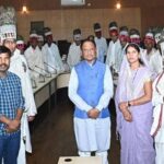 मुख्यमंत्री साय से अखिल भारतीय रामनामी महासभा के प्रतिनिधियों ने की सौजन्य भेंट