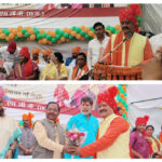 नई लेदरी के नव निर्वाचित अध्यक्ष एवं पार्षदगणों को मुख्य अतिथियों के बीच संयुक्त कलेक्टर ने दिलाई शपथ