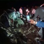ग्राम बामनसुता के पास एलपीजी टैंकर ने कार और पिकअप वाहन को मरी टक्कर, सात की मौत