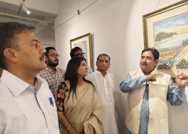 सृजन कला प्रदर्शनी का भव्य उद्घाटन, राजस्थान के कलाकारों की उत्कृष्ट कृतियों का संगम