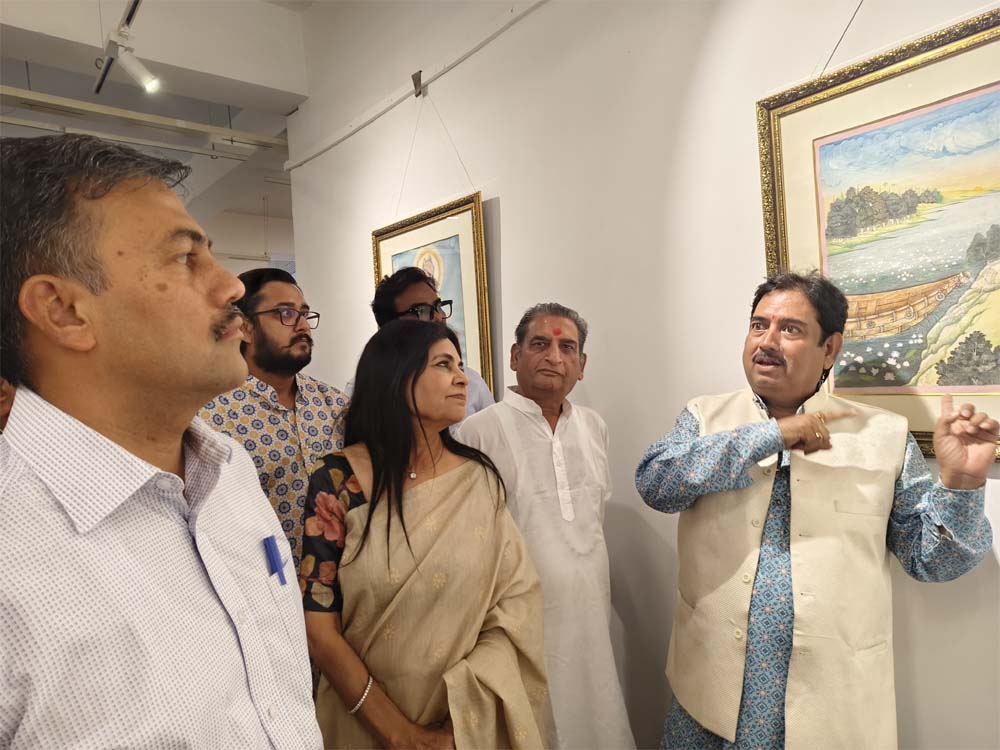 सृजन कला प्रदर्शनी का भव्य उद्घाटन, राजस्थान के कलाकारों की उत्कृष्ट कृतियों का संगम