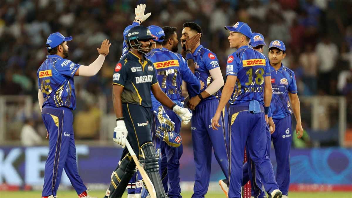 गुजरात ने मुंबई को दिया 197 रनों का टारगेट, साई सुदर्शन ने बनाए सर्वाधिक 63 रन