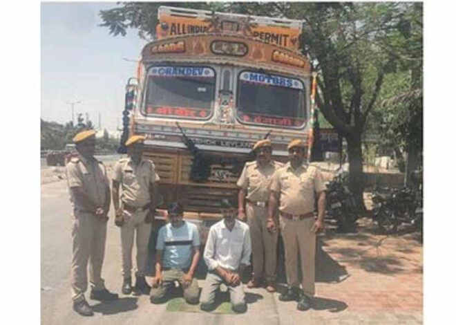 जोधपुर से अहमदाबाद ले जाई जा रही अंग्रेजी शराब जब्त