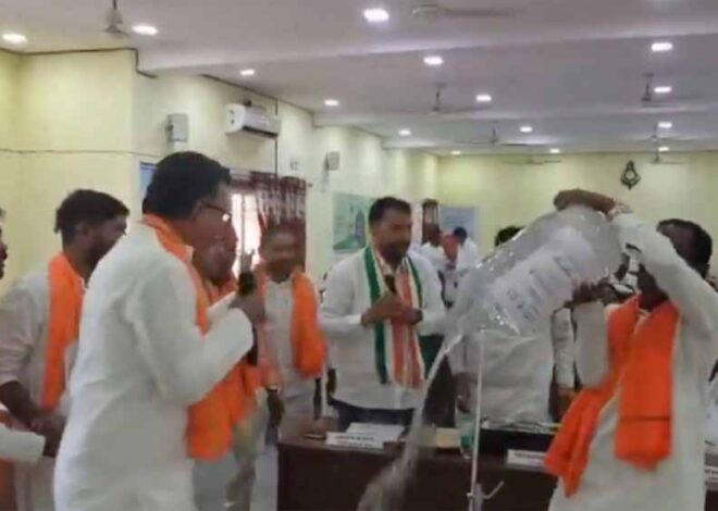 बिरगांव नगर निगम में बजट पेश करने के दौरान हुआ बवाल
