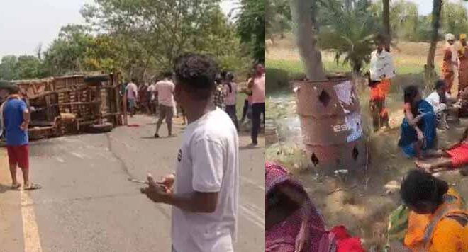 बस्तर पंडुम में शामिल होने जा रहे ग्रामीणों से भरी पिकअप पलटी, 25 घायल, 6 की हालत गंभीर