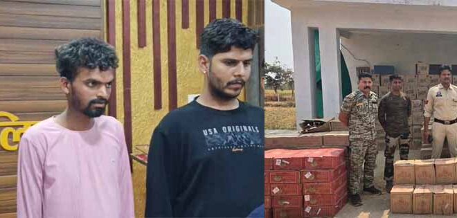 फार्म हाउस में नकली शराब के बड़े अड्डे पर पुलिस की दबिश, नकली होलोग्राम, लेबल और सील सहित तीन आरोपी गिरफ्तार