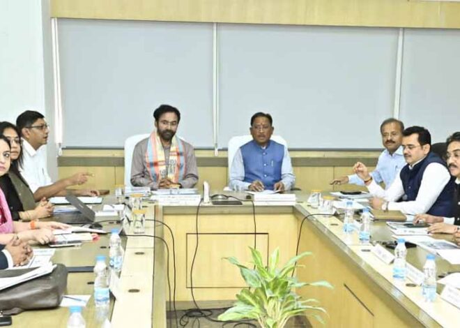 मुख्यमंत्री साय और केंद्रीय कोयला मंत्री जी. किशन रेड्डी ने खनिज विभाग के कामकाज की समीक्षा की