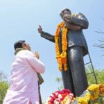 मुख्यमंत्री भजनलाल शर्मा ने डॉ. भीमराव अम्बेडकर की प्रतिमा पर किया माल्यार्पण