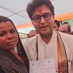 मंत्री सिंधिया ने एक महिला को गुटखा खाते हुए पकड़ लिया और उसे फटकार लगाई