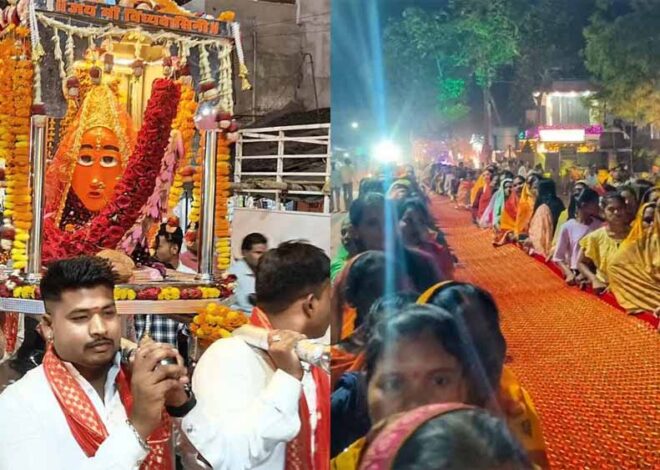 गंगा माई को चुनर चढ़ाने निकली भव्य चुनरी यात्रा