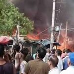 दिल्ली-एनसीआर में गर्मी बढ़ते ही झुग्गियों और आईटी के पास जंगल में लगी आग