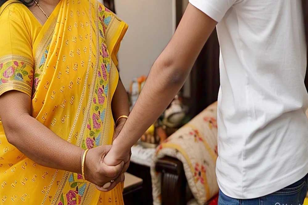 एक और सास अपने होने वाले दामाद के साथ भागी, यहां भी फोन से प्यार चढ़ा परवान