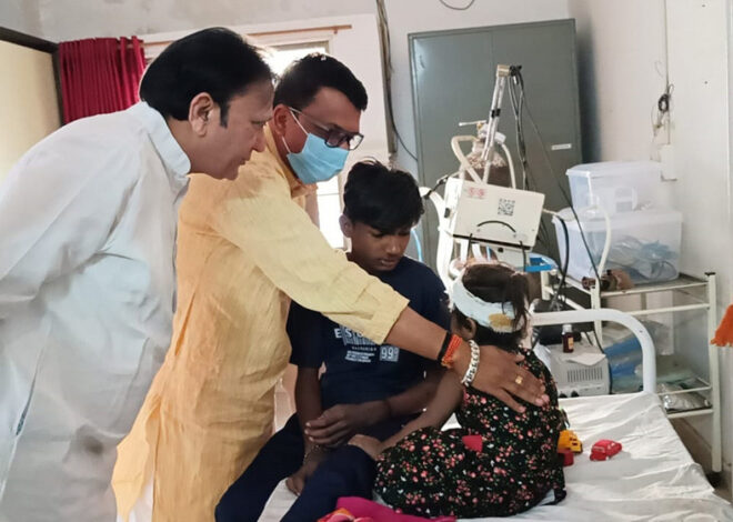 मंत्री चौहान ने बनासकांठा पहुंच कर घायल श्रमिकों का हाल जाना, बंधाया ढांढस