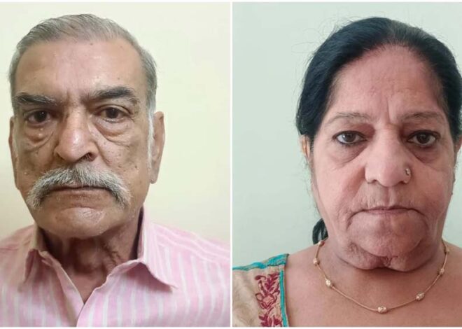 72 वर्षीय ताराचंद खत्री ने 65 वर्षीय पत्नी सीमा की कैंची घोंपकर हत्या कर दी, खुद चौथी मंजिल से कूदा, हुई मौत
