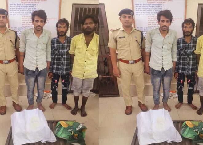 रेल संपत्ति चोरी के दो आरोपी और एक कबाड़ी गिरफ्तार, आरपी(यू)पी एक्ट के तहत मामला दर्ज