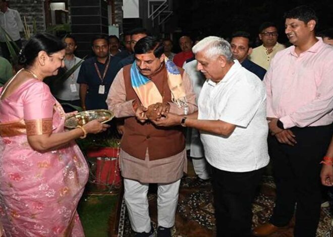 मुख्यमंत्री डॉ. यादव ने विधायक विश्नोई से उनके निवास पर की भेंट