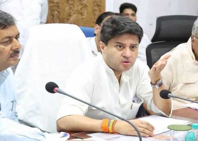 मंत्री सिंधिया ने सीवरेज प्रोजेक्ट को अपनी लाइफ की सबसे सिर दर्द योजना बताई