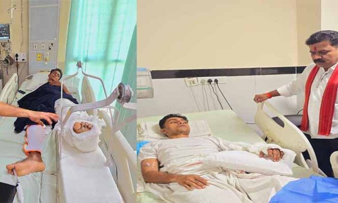 दिल्ली एम्स में नक्सल हमले में घायल जवानों से डिप्टी सीएम शर्मा ने की मुलाकात