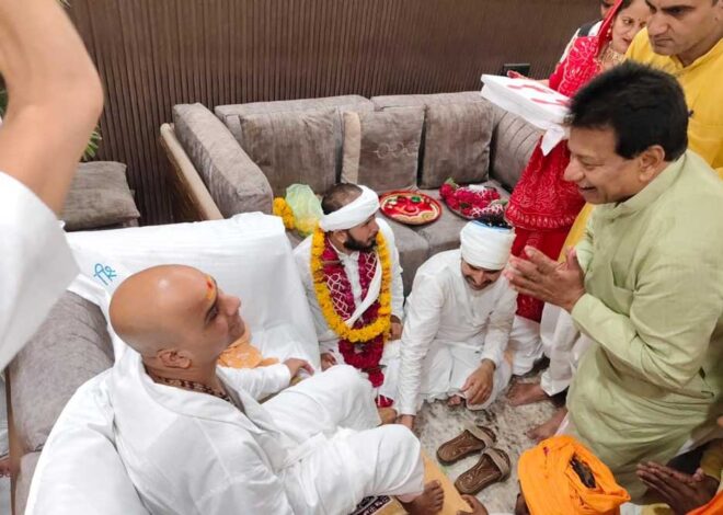 दादागुरु के दर्शन करने पहुचे विधायक गोपालसिंह इंजीनियर