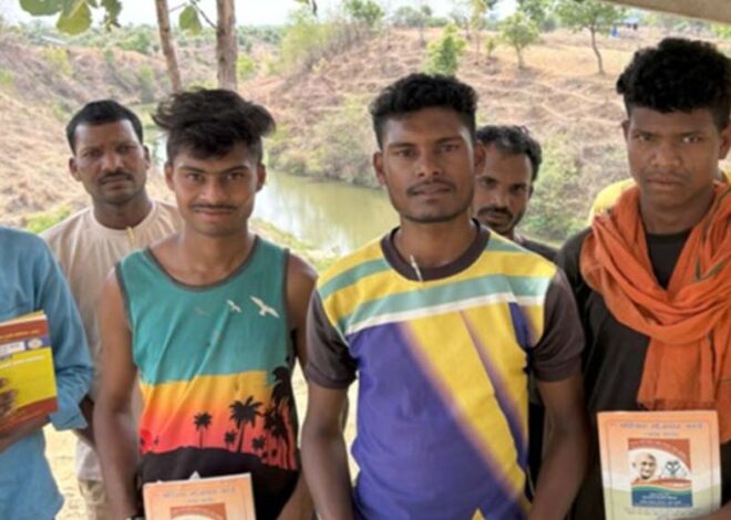 रायपुर : नाला में बने चेक डेम से पानी को तरसते किसानों के चेहरे पर आई मुस्कान