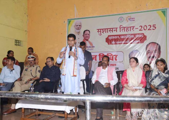 सरकार लोगों के गांव, घर तक पहुंचकर कर रही है समस्याओं का समाधान – टंकराम वर्मा