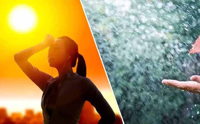 राजस्थान के ज्यादातर इलाकों में भीषण गर्मी, कई जगह हल्की बारिश