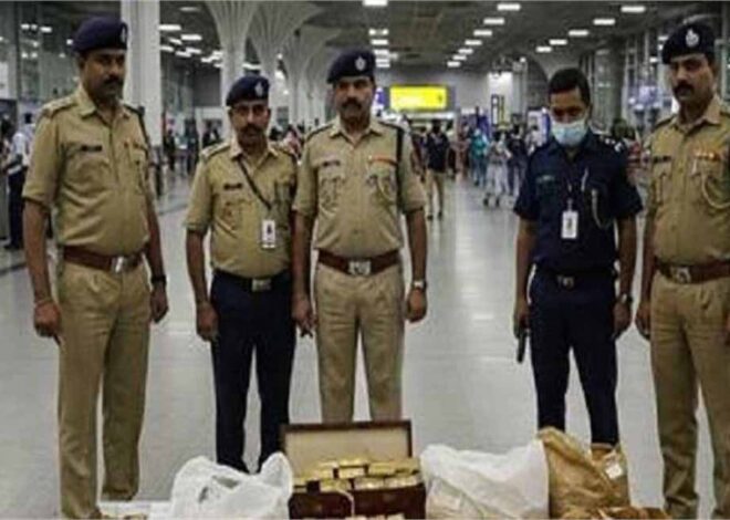 मुंबई के महाराज अंतरराष्ट्रीय एयरपोर्ट पर कस्टम अधिकारियों ने बड़ी कार्रवाई करते हुए कुल 5.75 किलोग्राम सोना जब्त किया