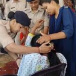 एसपी ऑफिस में चल रही जनसुनवाई के दौरान महिला ने जहर खाकर जान देने की कोशिश की, अस्पताल में कराया भर्ती