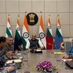 राजनाथ ने सीडीएस, तीनों सेना प्रमुखों के साथ की बैठक, सीमा पर ताजा स्थिति और सुरक्षा तैयारियों पर चर्चा हुई, समीक्षा की
