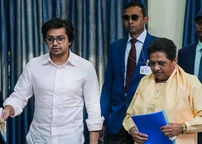 बसपा सुप्रीमो मायावती ने रणनीति के तहत आकाश को बिहार विधानसभा चुनाव की कमान सौंपी