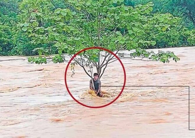 शंख नदी के तेज बहाव में  3 किलोमीटर तक बहा युवक, फिर ऐसे बची जान