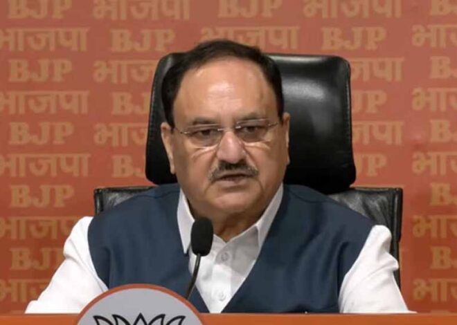 एनडीए सरकार के 11 साल पूरे होने पर केंद्रीय मंत्री जेपी नड्डा ने गिनाई उपलब्धियां