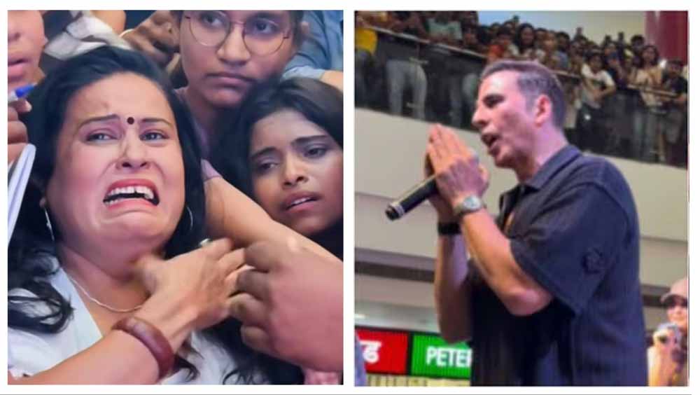 हाउसफुल 5 की टीम को देखकर भीड़ ने शुरू कर दी धक्का-मुक्की, फैली अव्यवस्था, अक्षय ने भीड़ को रोका