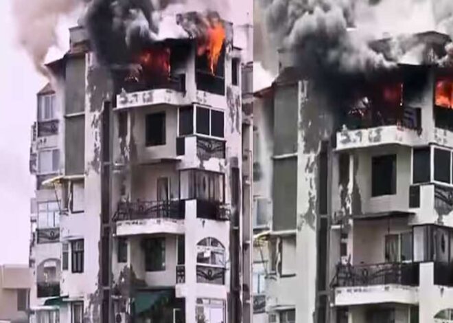 दिल्ली : द्वारका के अपार्टमेंट में भीषण आग, तीन लोग बिल्डिंग से कूदे नीचे, तीनों की मौत