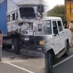 राजस्थान के दौसा-मनोहरपुर हाईवे पर ट्रक और जीप की जोरदार टक्कर में दूल्हा-दुल्हन समेत पांच लोगों की मौत