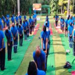 जिंदल स्टील  रायपुर में अंतर्राष्ट्रीय योग दिवस धूमधाम से मनाया गया