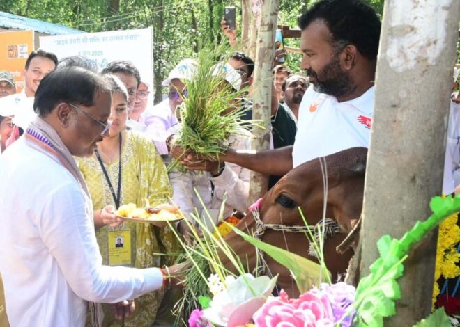 रायपुर : मुख्यमंत्री ने दुधारू पशु प्रदाय योजना का किया शुभारंभ