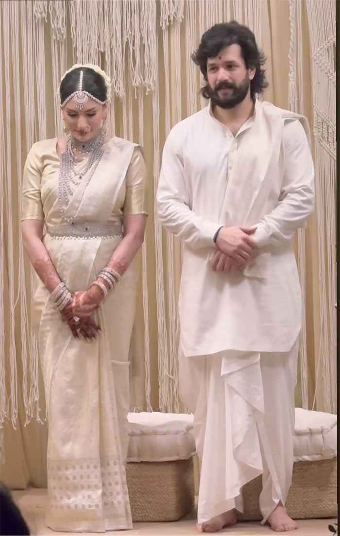 साउथ सुपरस्टार नागार्जुन के घर फिर जश्न का माहौल, छोटे बेटे अखिल ने गर्लफ्रेंड संग रचाई शादी