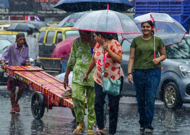 भारत मौसम विज्ञान विभाग के अनुसार देश के विभिन्न हिस्सों में अगले सात दिनों तक भारी बारिश