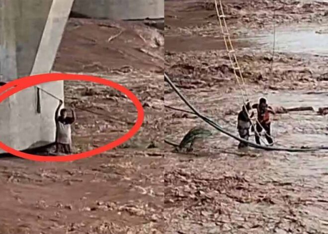 तवी नदी में अचानक बाढ़, SDRF ने फंसे लोगों को बचाया