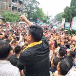 वाईटीएफ के हजारों कार्यकर्ताओं ने डीएम कार्यालय के सामने विरोध प्रदर्शन किया, उनके खिलाफ कार्रवाई की मांग की