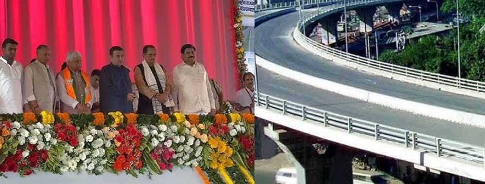 नितिन गडकरी ने रातू रोड फ्लाईओवर का किया उद्घाटन