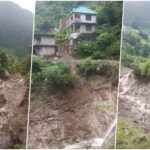 मंडी जिले में एक बार फिर बादल फटने से मची तबाही