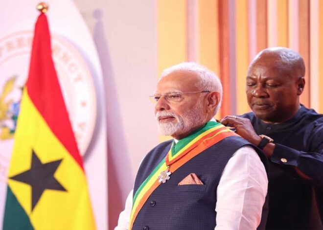प्रधानमंत्री श्री मोदी को मिला घाना का सर्वोच्च नागरिक सम्मान विश्व पटल पर भारत के बढ़ते वर्चस्व का प्रतीक : मुख्यमंत्री डॉ. यादव