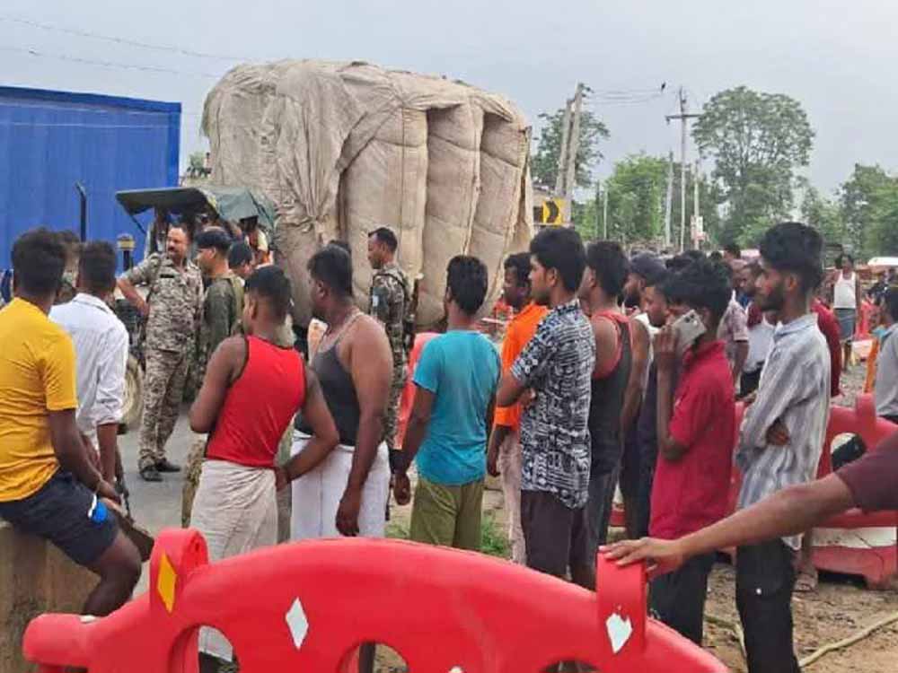 झारखंड के पलामू में फोर लेन कन्स्ट्रक्शन साइट पर अपराधियों ने की फायरिंग, एक मजदूर जख्मी